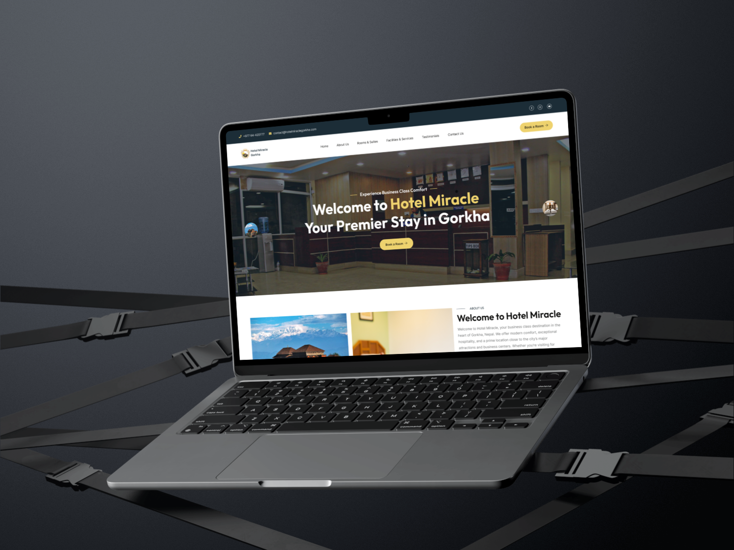 Hotel Miracle Gorkha mockup 1